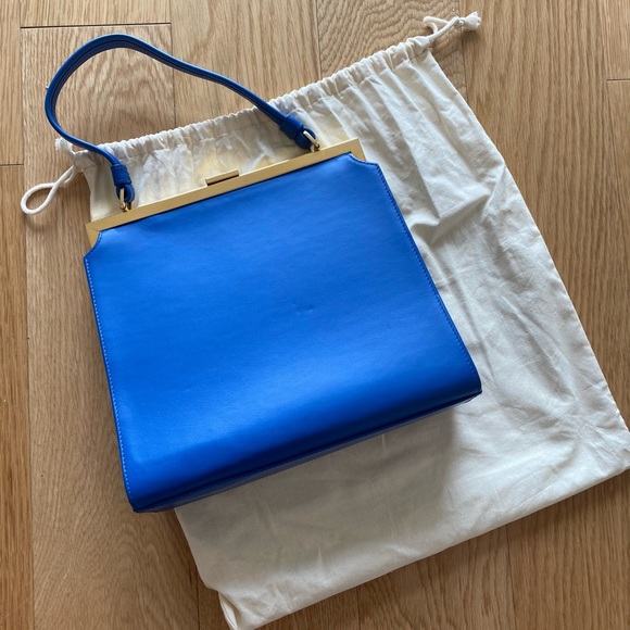 Mansur Gavriel blue elegant leather bag - Picture 3 of 4